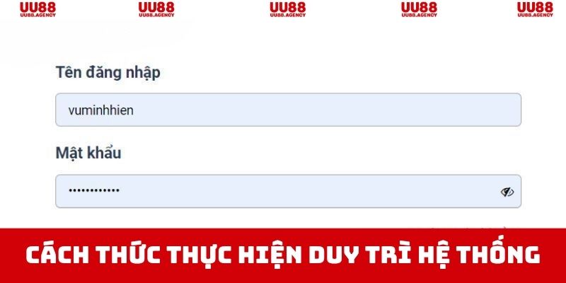 Cách thức thực hiện truy cập vào hệ thống