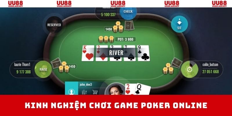 Bí kíp chinh phục Poker trực tuyến cực kỳ đỉnh cao